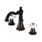 Fauceture FSC1975APX Widespread Bathroom Faucet with Retail Pop-Up, Oil Rubbed Bronze FSC1975APX - alternate 1